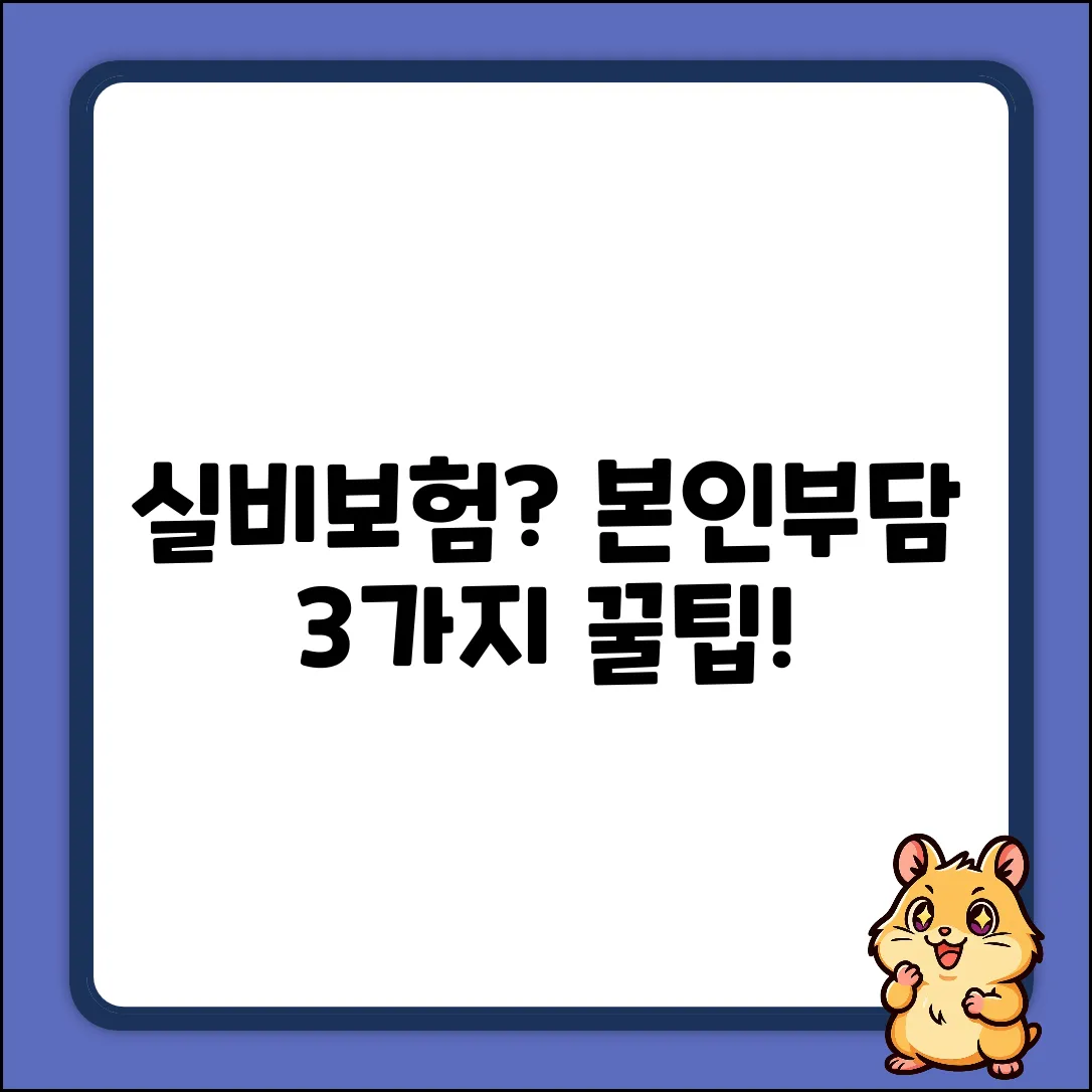 실비보험? 본인부담상한제 3가지 꿀팁