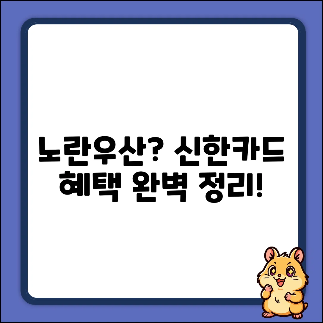 노란우산 신한카드 혜택 완벽 가이드