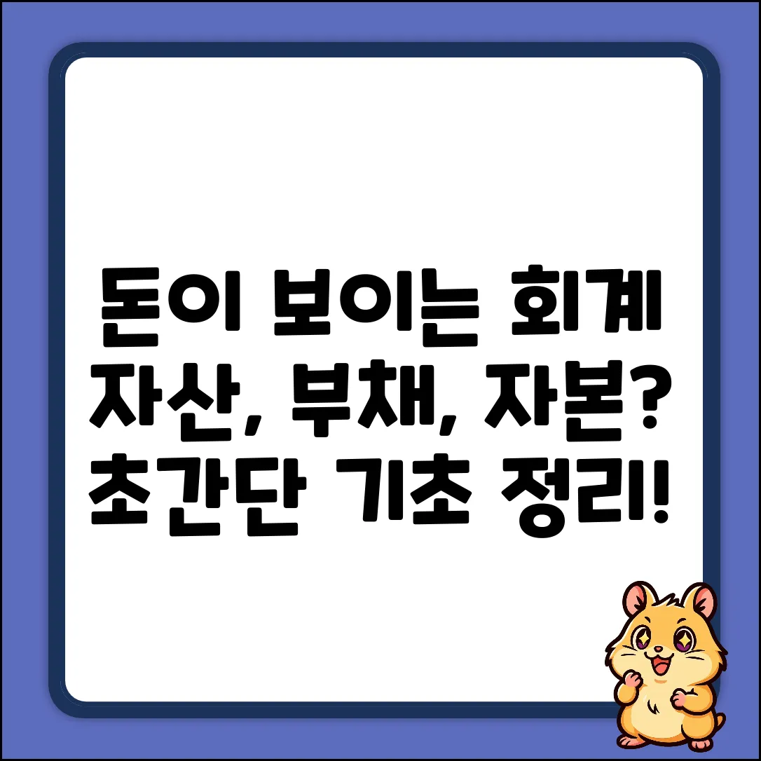 자산, 현금, 부채, 자본? 쉽게 이해하는 회계 기초!