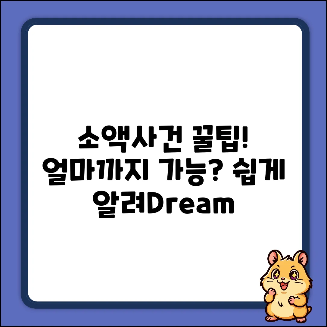 소액사건심판법, 어디까지 적용될까?