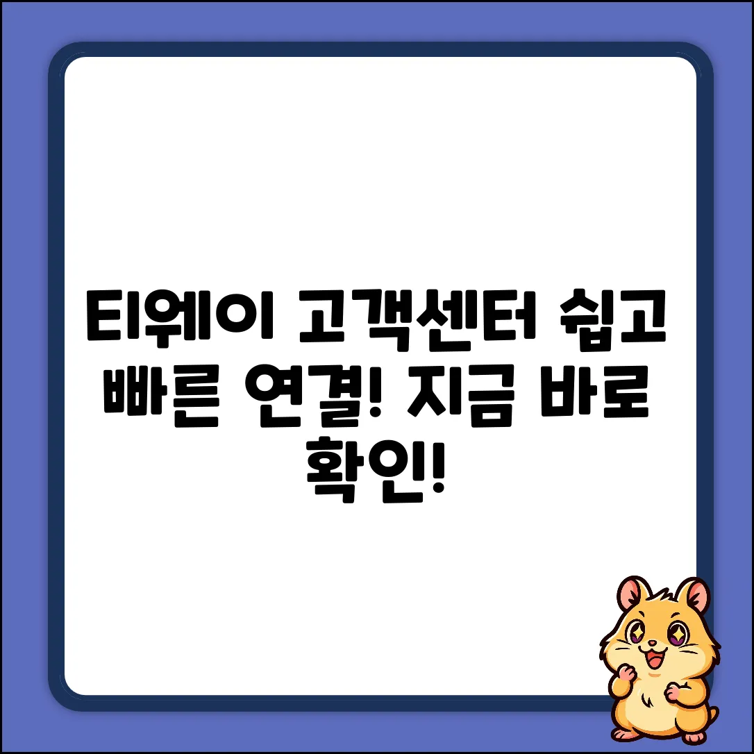 티웨이항공 고객센터 전화번호, 누구나 쉽게!