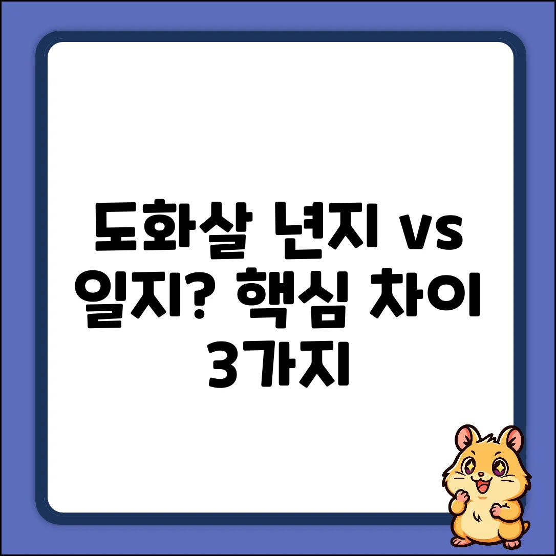 년지 vs 일지 도화살: 3가지 핵심 차이점