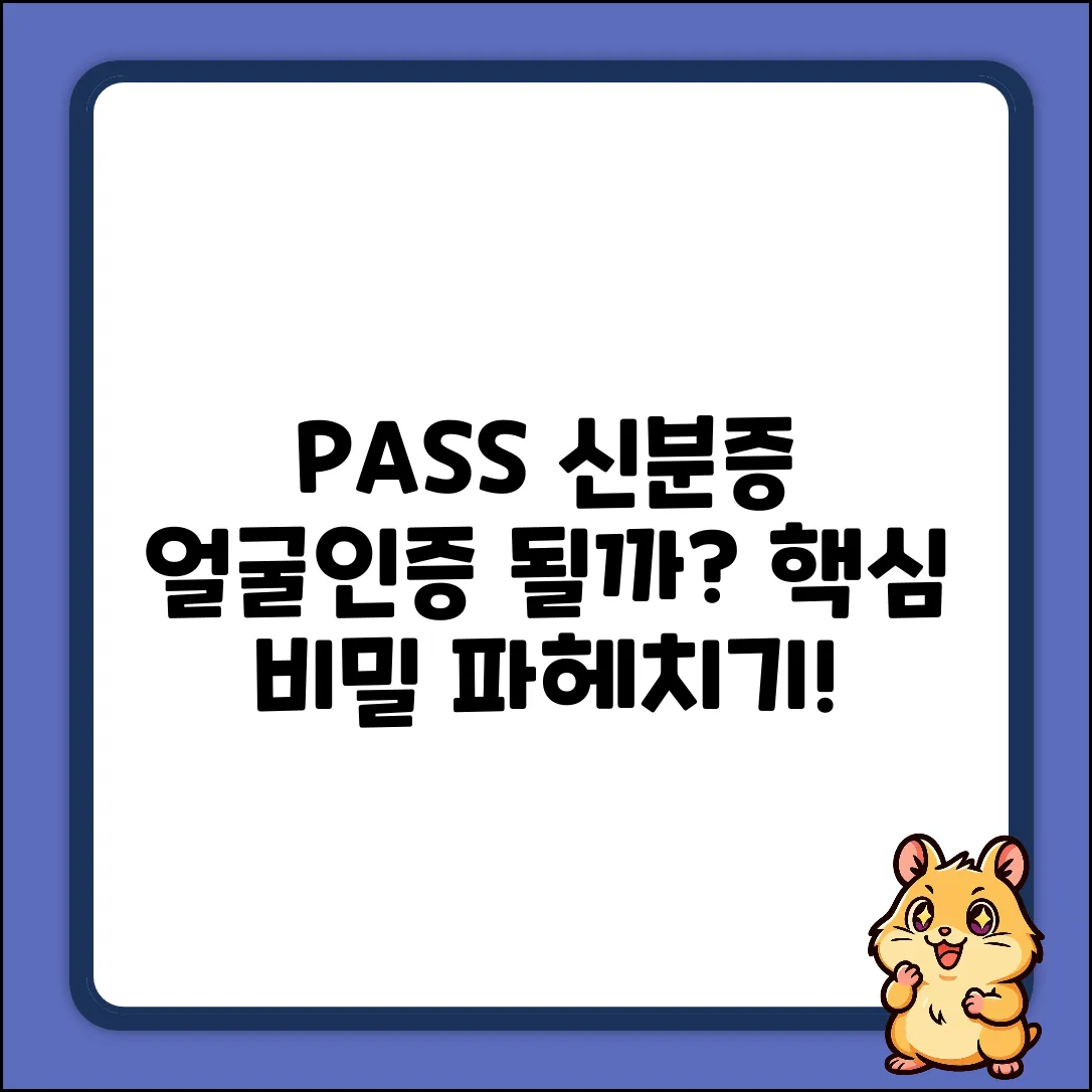 패스모바일신분증, 안면인증 진짜 될까? 비밀 파헤치기!