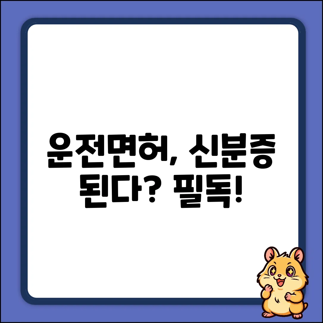 모바일 운전면허, 신분증 대체될까?