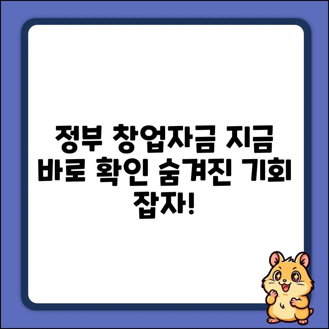 숨겨진 정부 창업자금대출, 지금 확인!