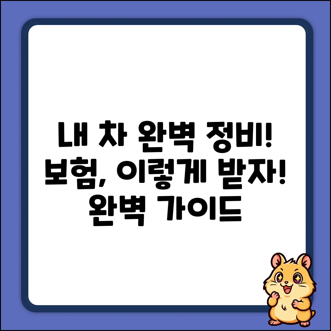 보험정비 완벽 가이드: 내 차 완벽하게!